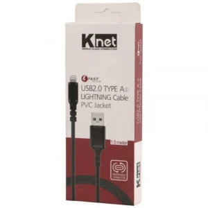 کابل لایتنینگ فست شارژ کی نت K-CUL02015 طول 1.5 متر