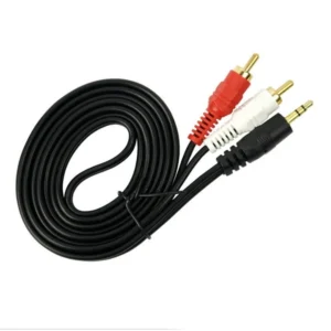 کابل یک به دو AUX to AV 1.5m پک سلفونی