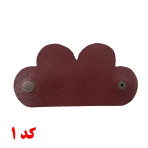 بست کابل شارژ و هندزفری سیمی طرح قلب چرم طبیعی