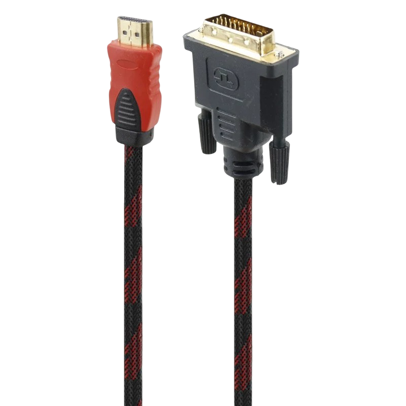 1COeMWAyen8Q4jujt2BM0xTtxxEhOiSmhPqDVbad0I6foRZaso.jpg_800X800X70.png کابل مانیتور DVI to HDMI پوست ماری 1.5m - تصویر 1