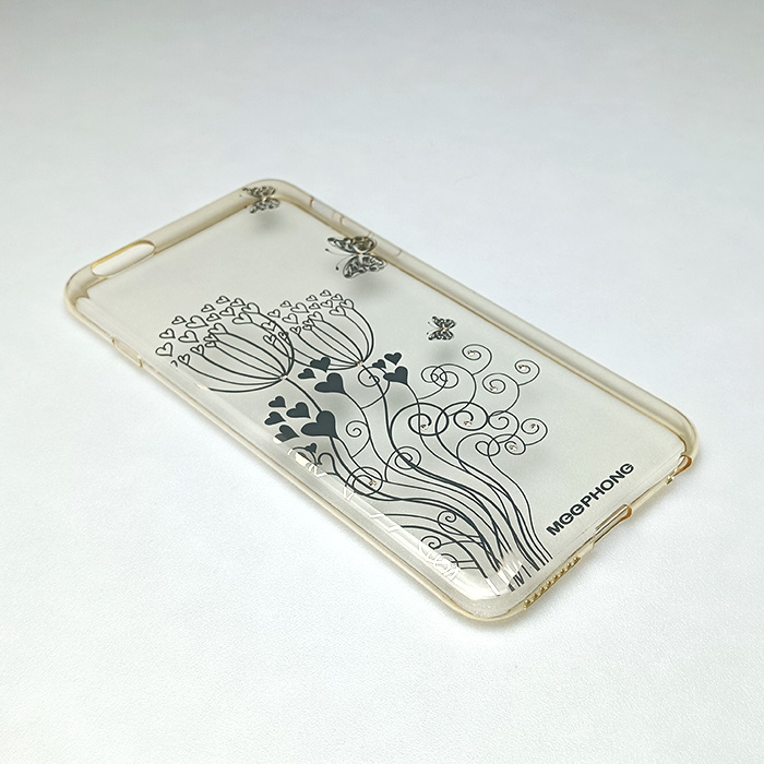 201098.2.jpg کاور گوشی آیفون ۶plus طرح گل و پروانه - تصویر 1