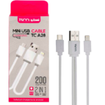 کابل شارژ دو سر Micro lightning 20CM tsco tc-a28