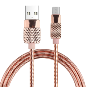 کابل شارژ روکش فلزی Micro 1M