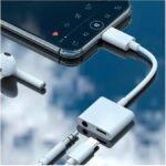 تبدیل type C به type C & jack 3.5mm caza k6 - تصویر 3